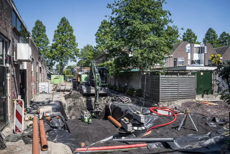 riolering aanleggen woonwijk